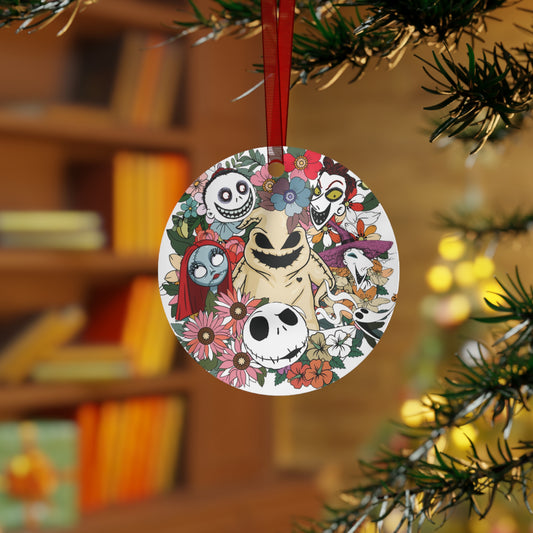 Nightmare Before Christmas-Themed Metal Ornament