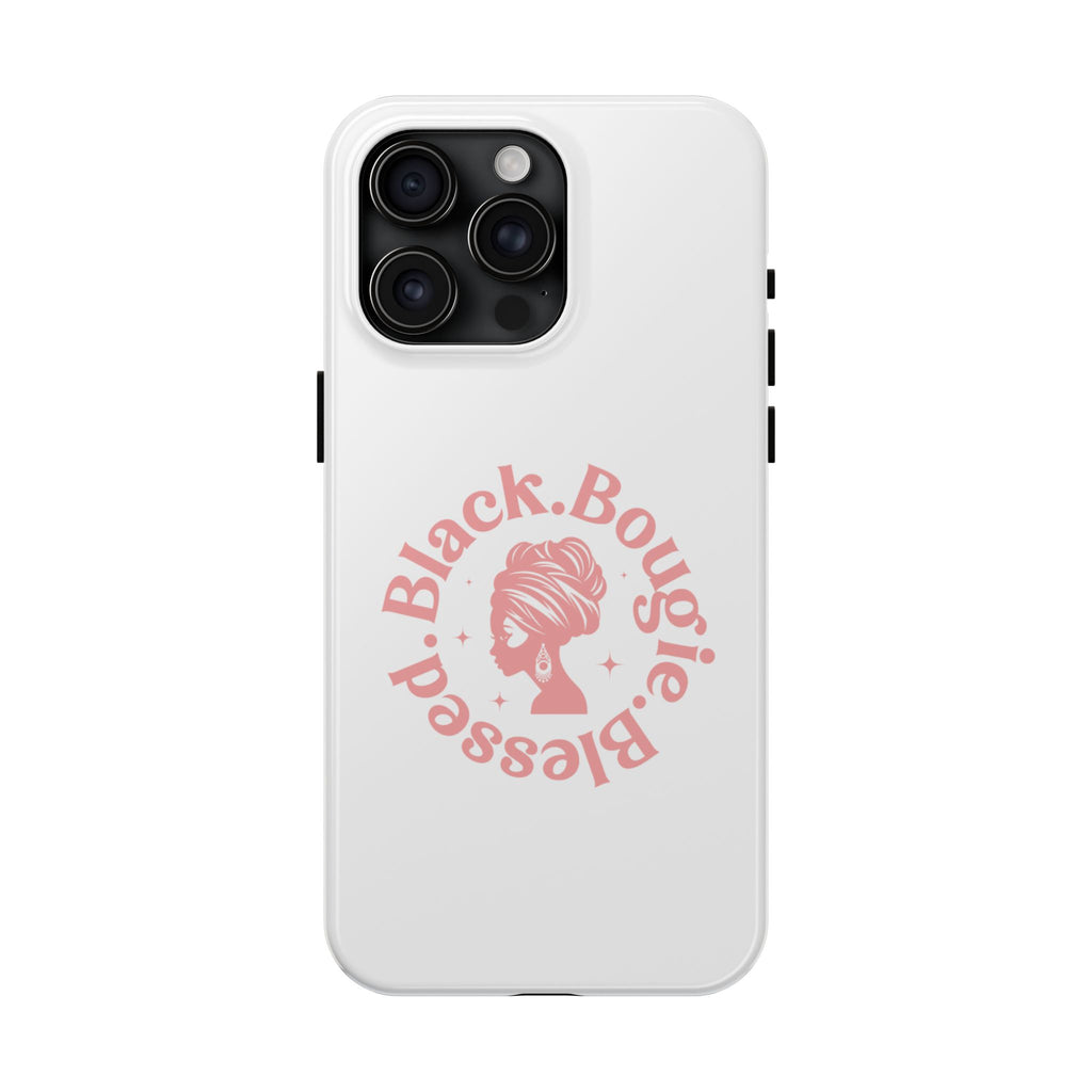 Black Bougie Blessed Phone Case – Impact Resistant for iPhone & Samsung