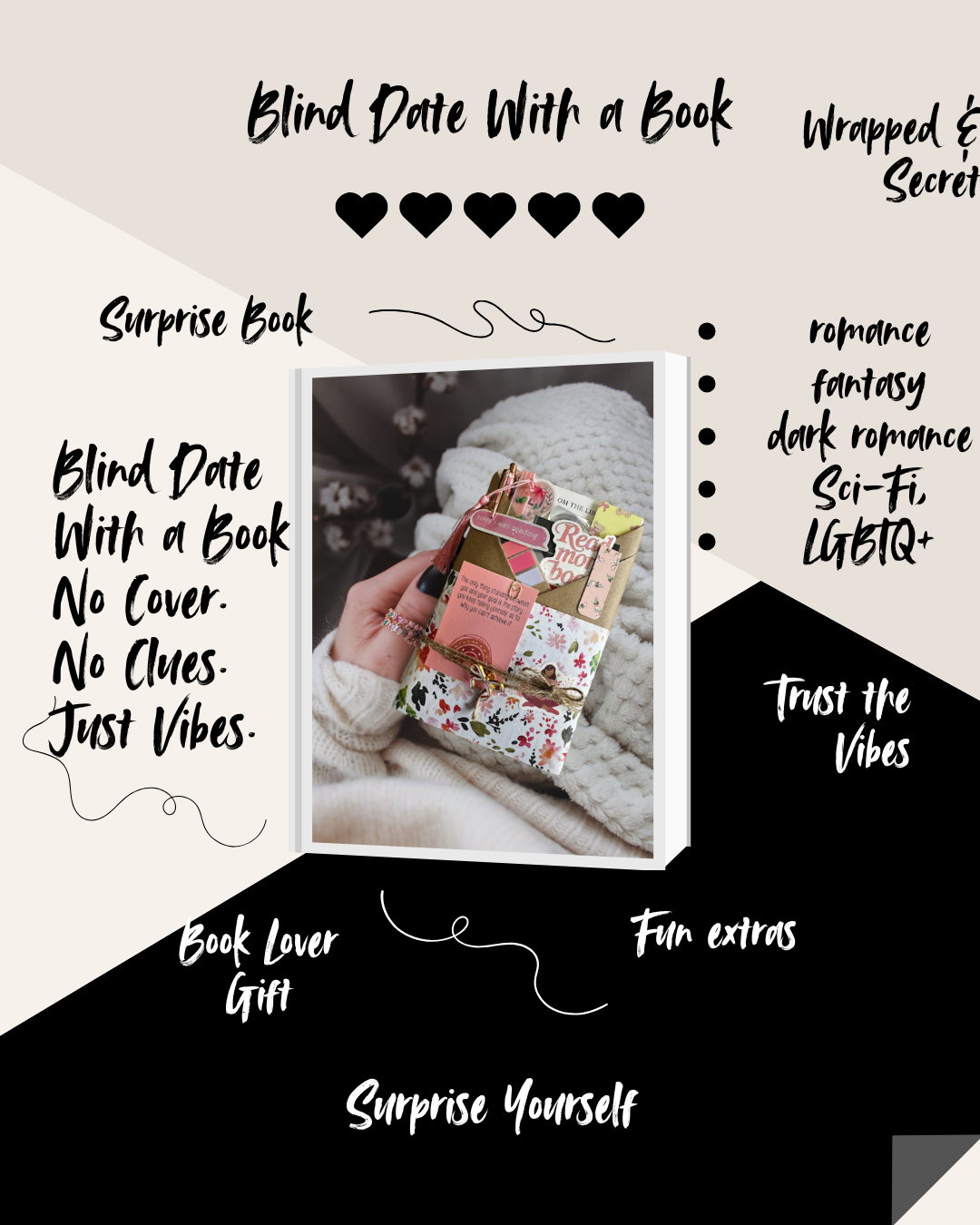 Blind Date with a Book Deluxe Cozy Experience Box