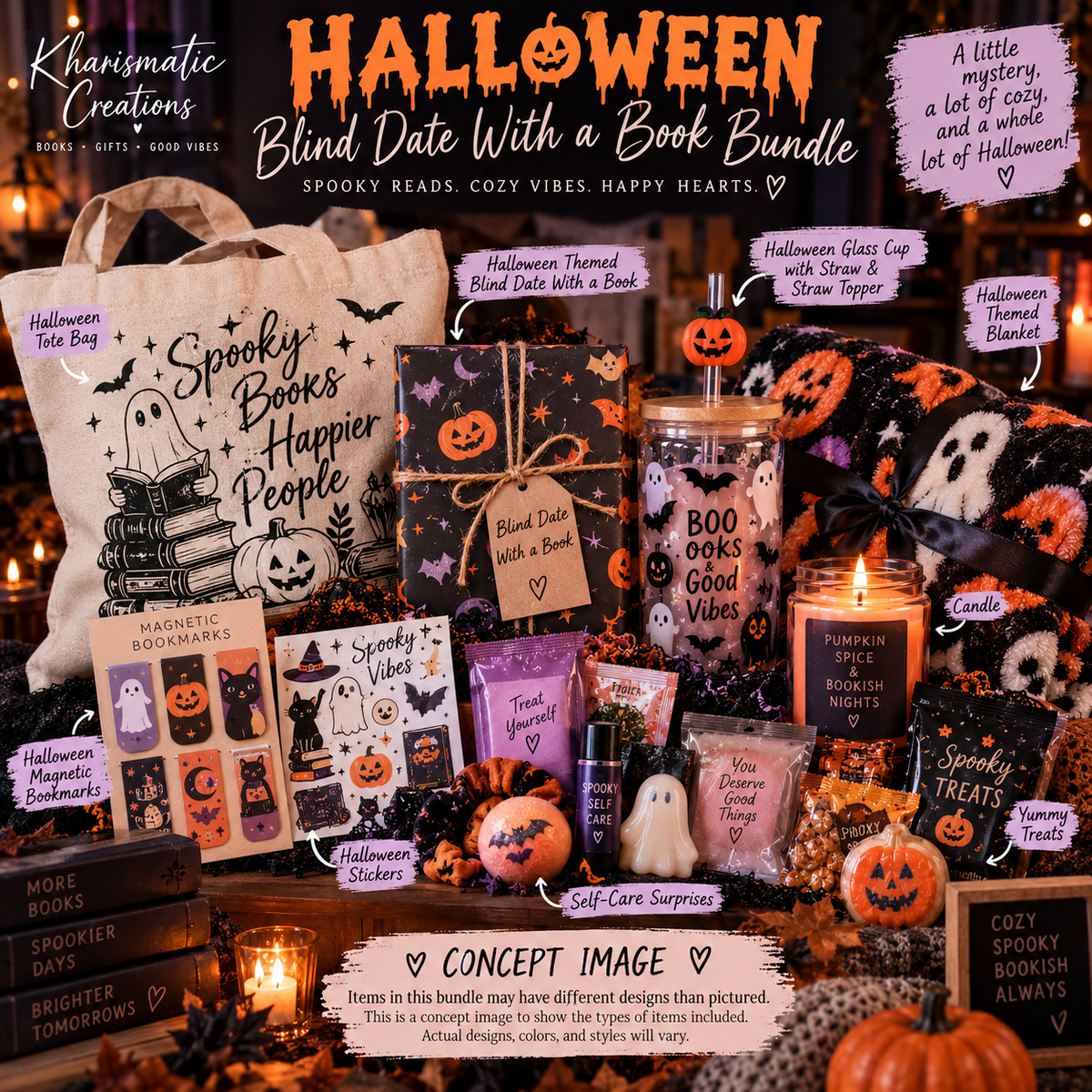 🎃 HALLOWEEN BLIND DATE WITH A BOOK BUNDLE 👻📚