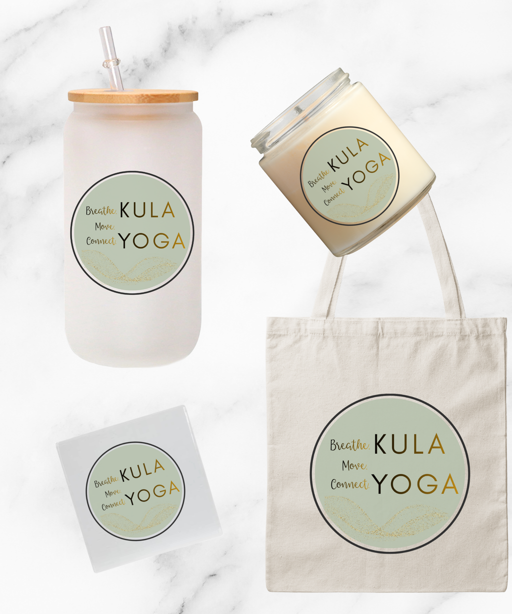 Custom Bundle Cup Coaster Tote Bag and Candle You Pick A Theme We Create It