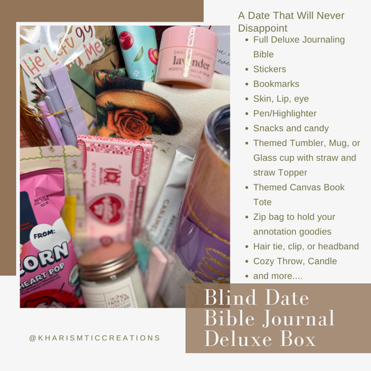 Deluxe Ultimate Blind Date with a Deluxe Journal  Bible Box
