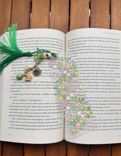 Acrylic Charmed Bookmark – Mystery Design