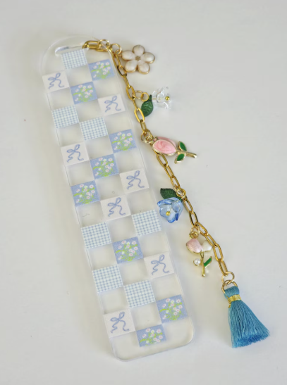 Acrylic Charmed Bookmark – Mystery Design