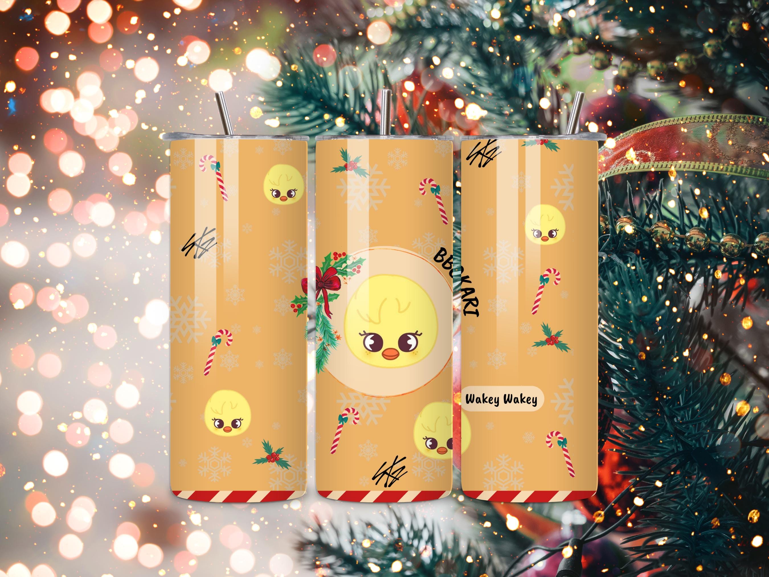 Christmas-Themed SKZOO Tumbler 20 oz Stainless Steel