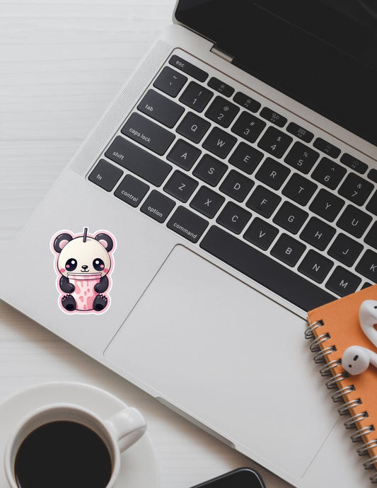Boba Panda Sticker