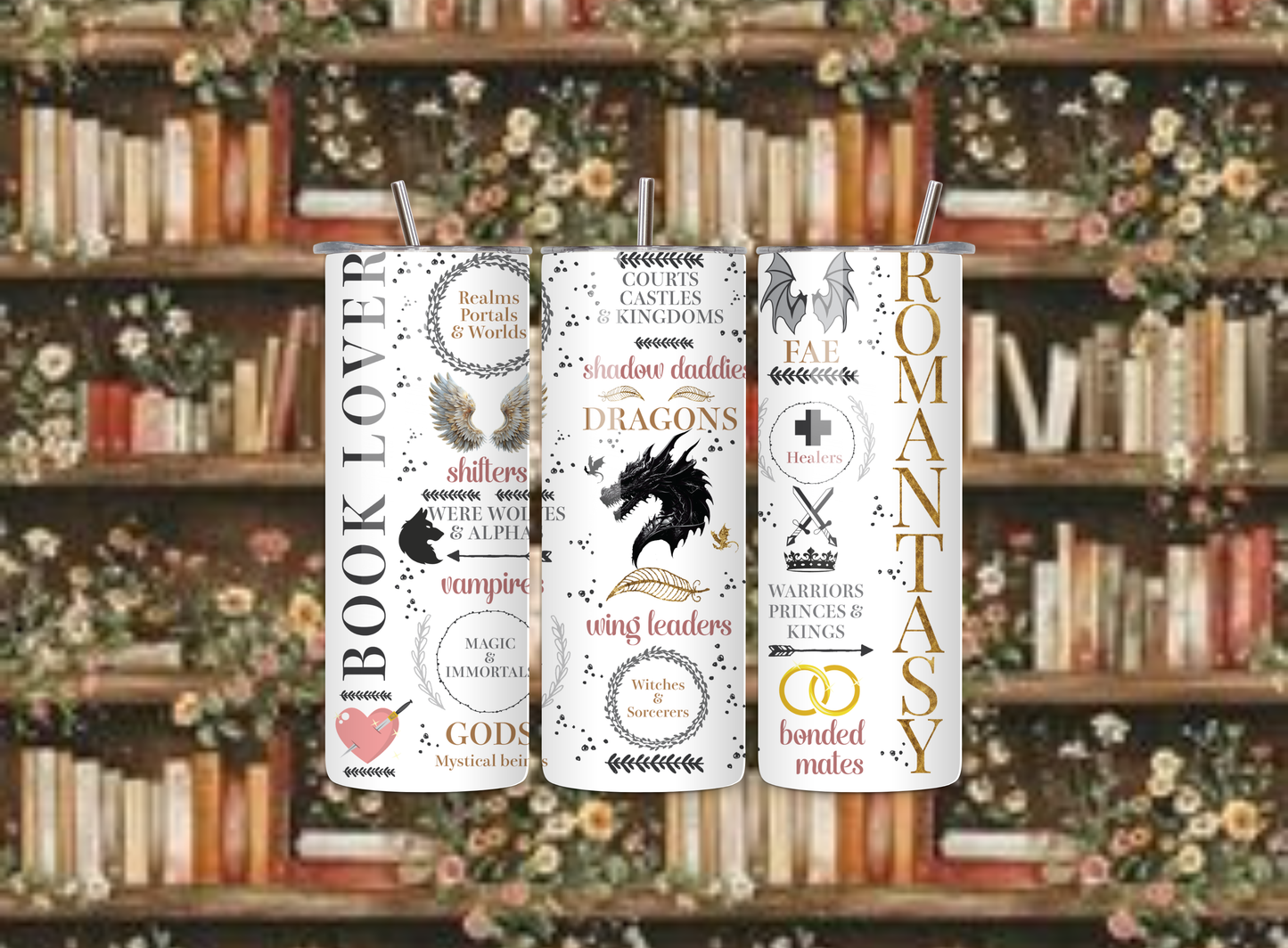 Fantasy Book Lover 20oz Tumbler