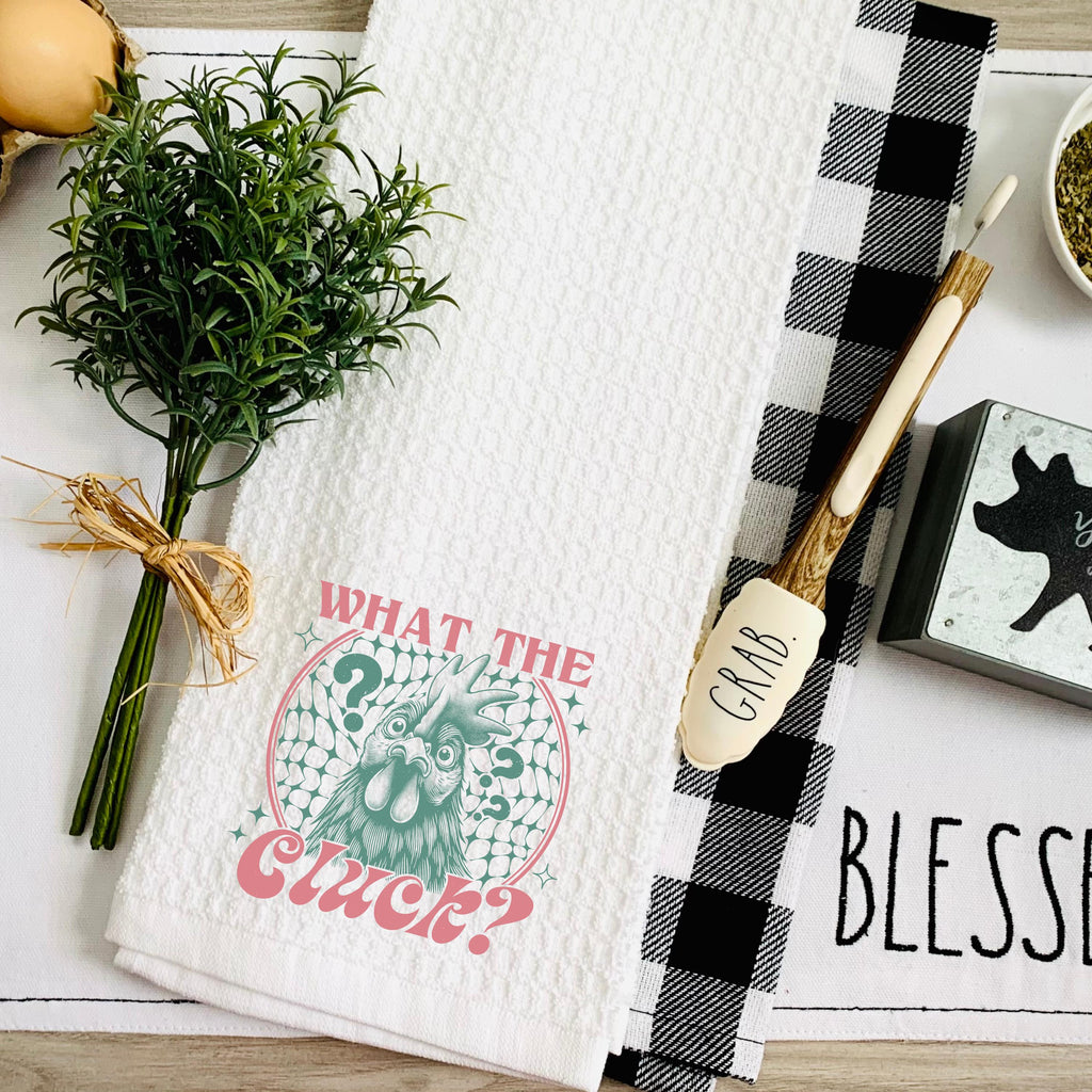 What The Cluck? Funny Chicken Kitchen Towel