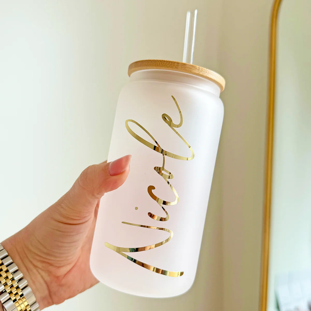 Custom Tumbler - Choice of 16 oz Glass or 20 oz Stainless Steel