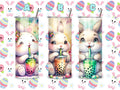 20 oz Stainless Steel Bunny Boba Tumbler - Choose Your Design