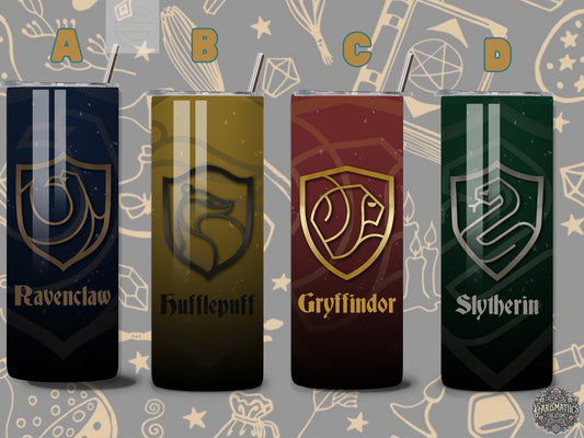 20 oz Magic House Themed Tumblers - Choose Your Magical House
