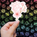 Natural 20 Floral DND Sticker