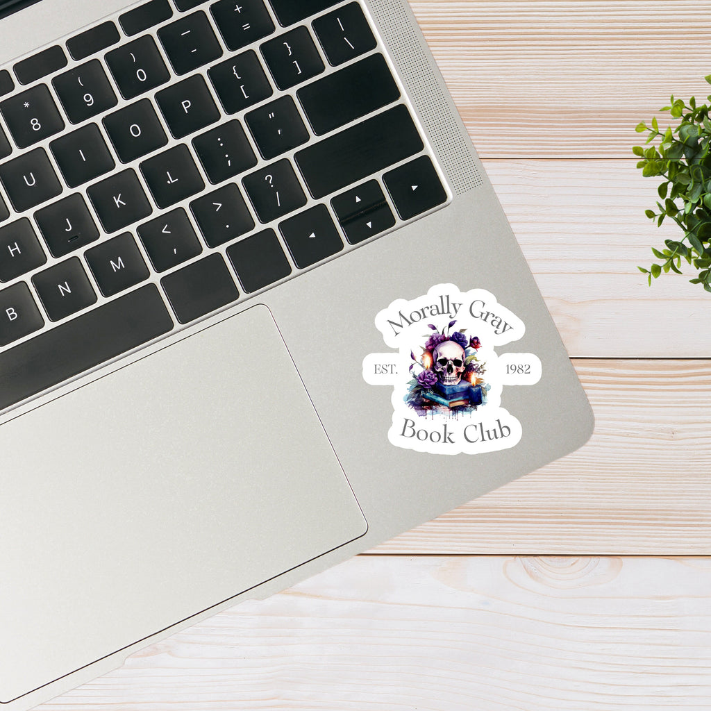 Morally Gray Book Club Sticker