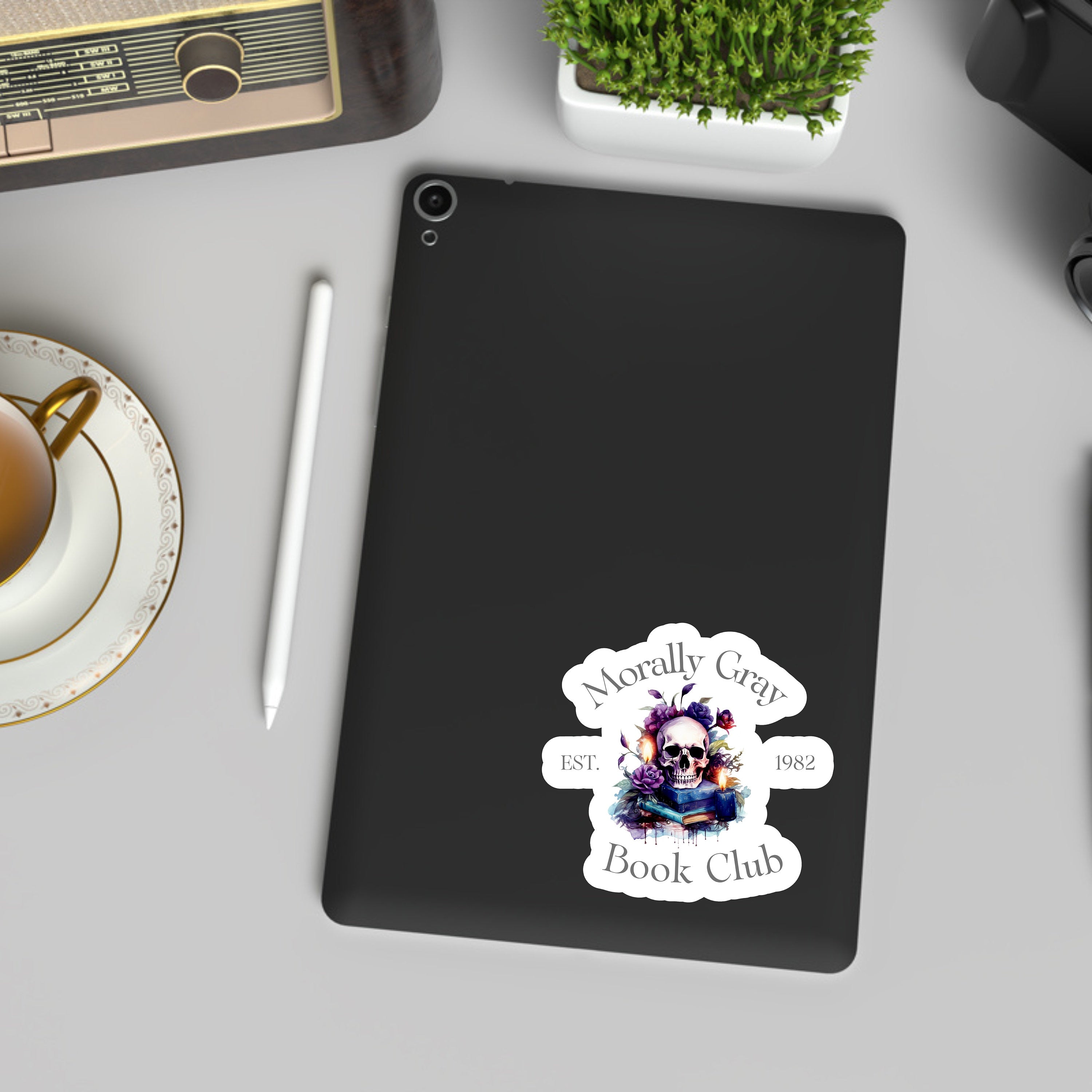 Morally Gray Book Club Sticker