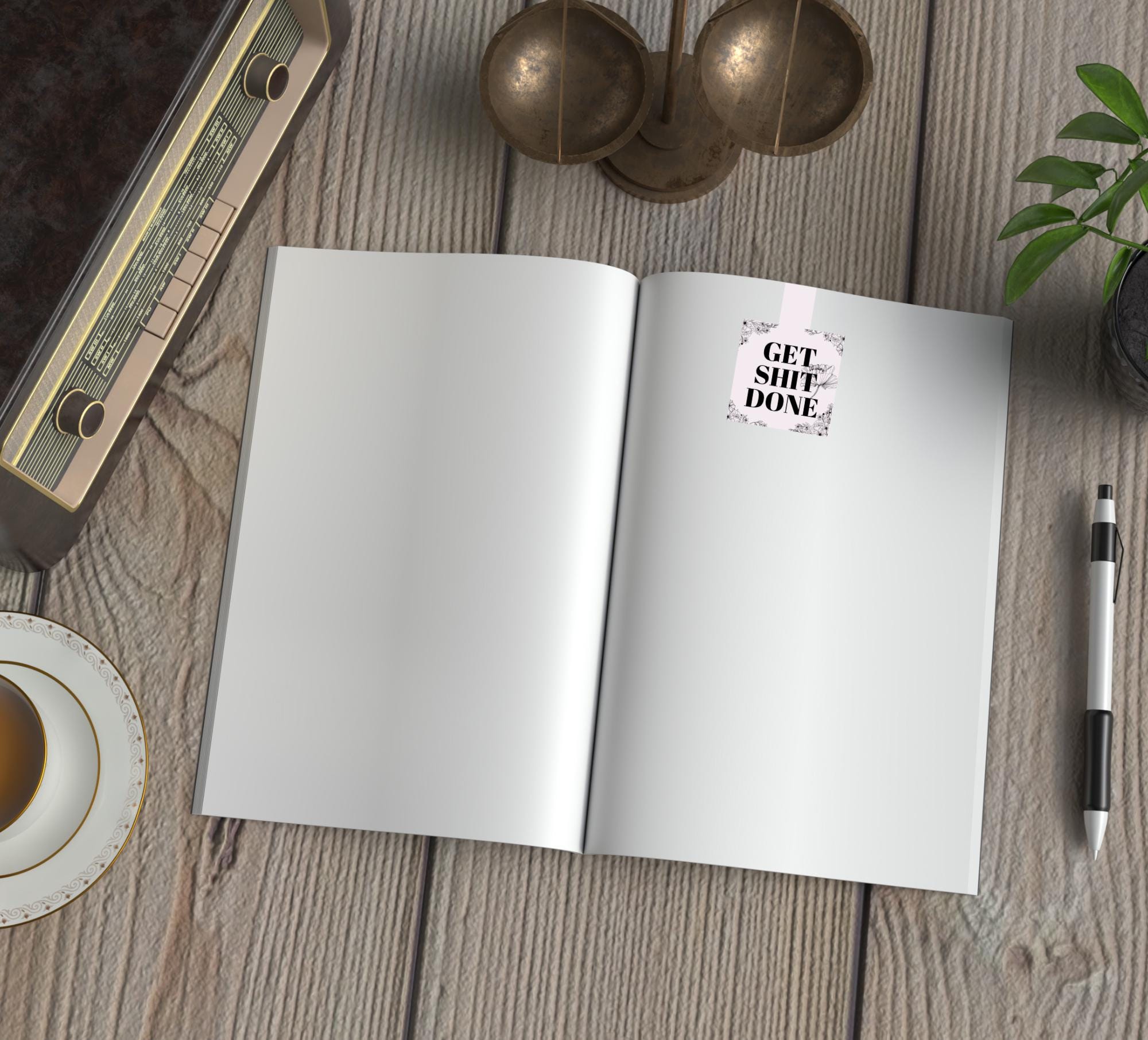 Get Shit Done Magnetic Bookmark