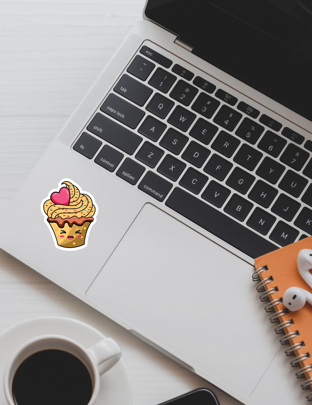cupcake sticker 3 pack