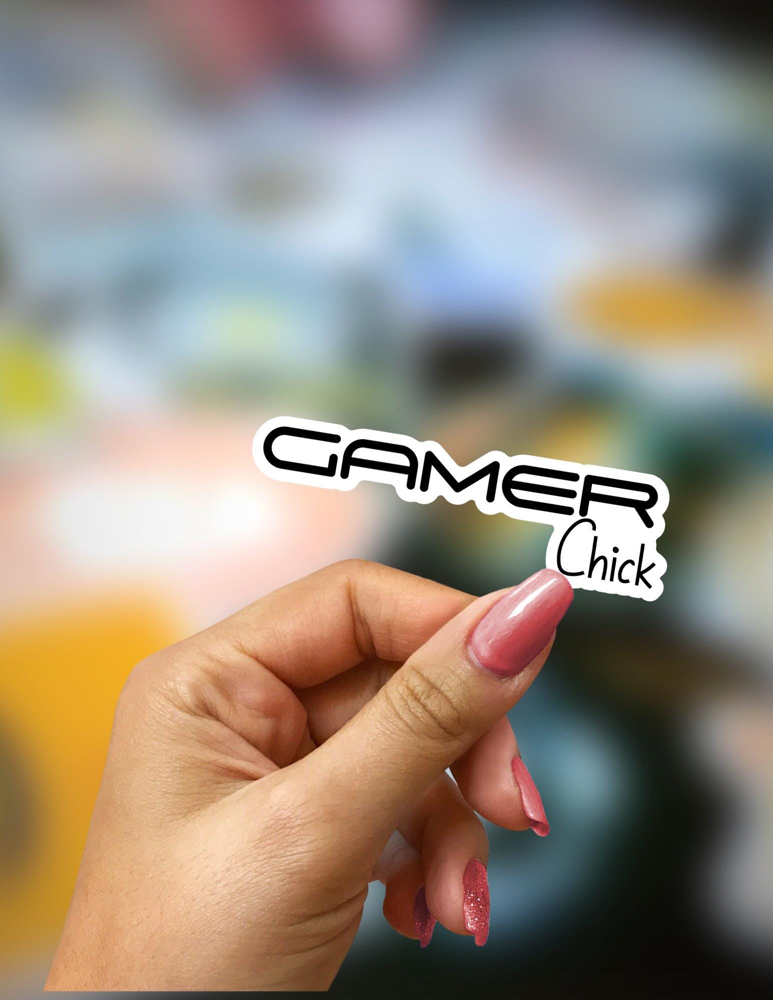 Gamer Chick Sticker