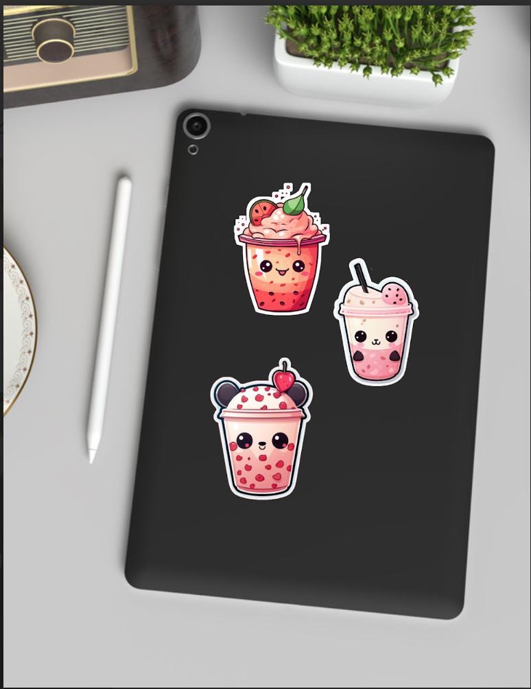 Boba Sticker 3-Pack