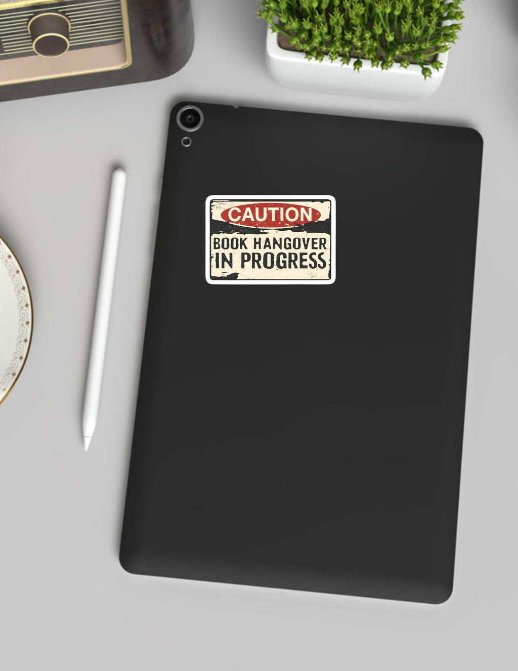 Book Hangover in Progress Sticker