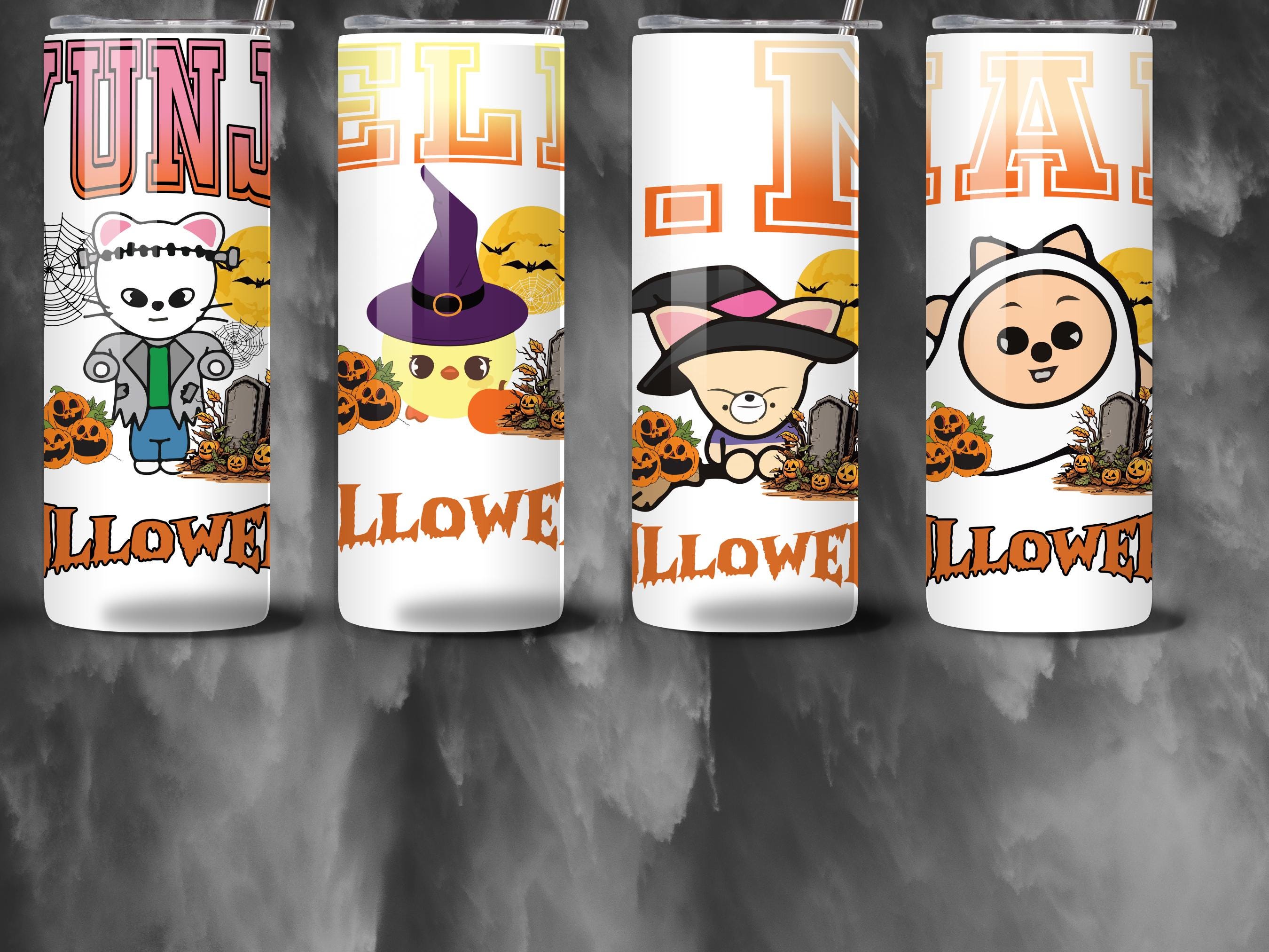 Stray Kids Halloween 20 oz Tumbler | Personalized with Your Favorite Member |