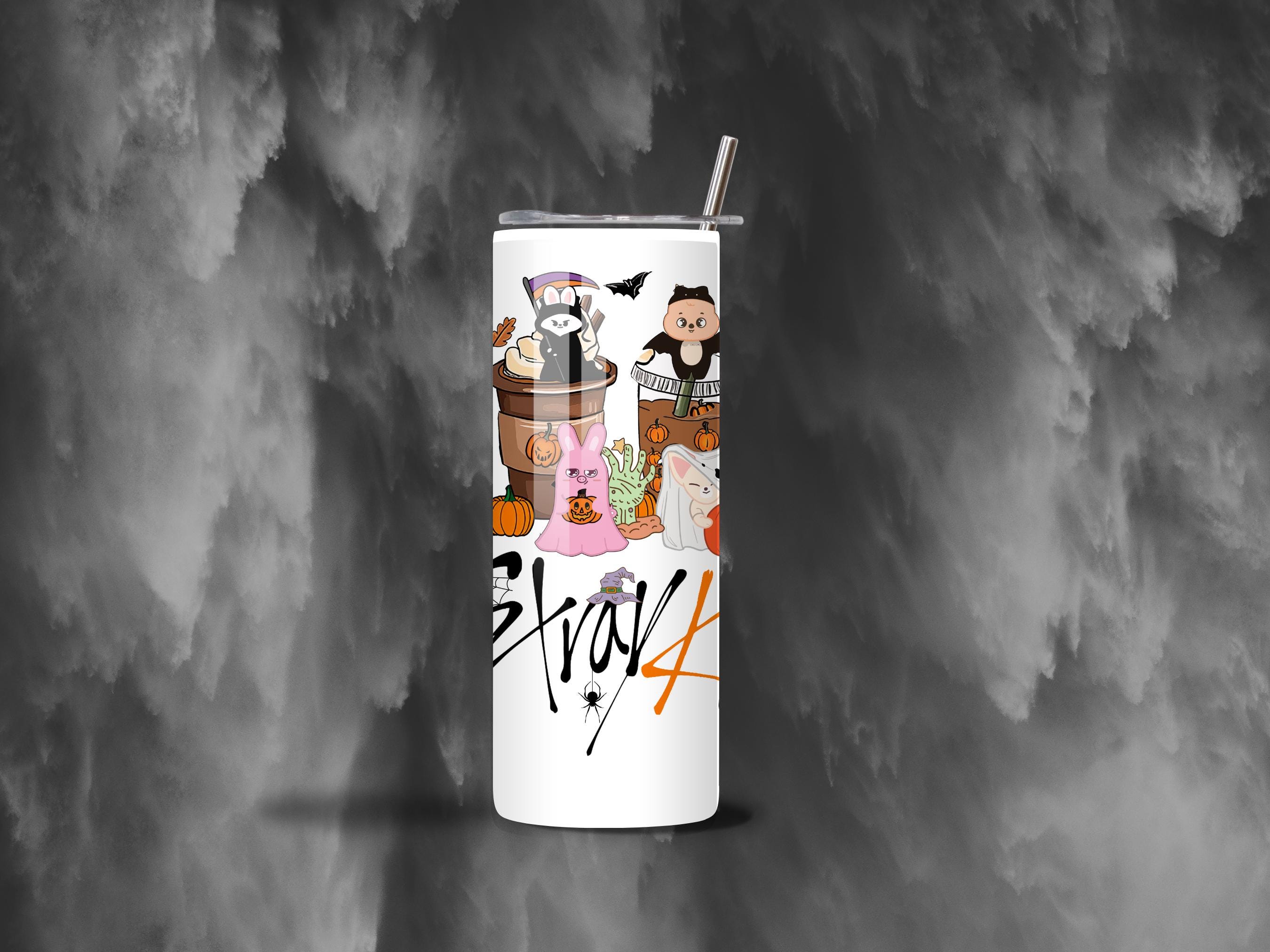 Stray Kids Halloween 20 oz Tumbler | Group Edition with Two Unique Designs