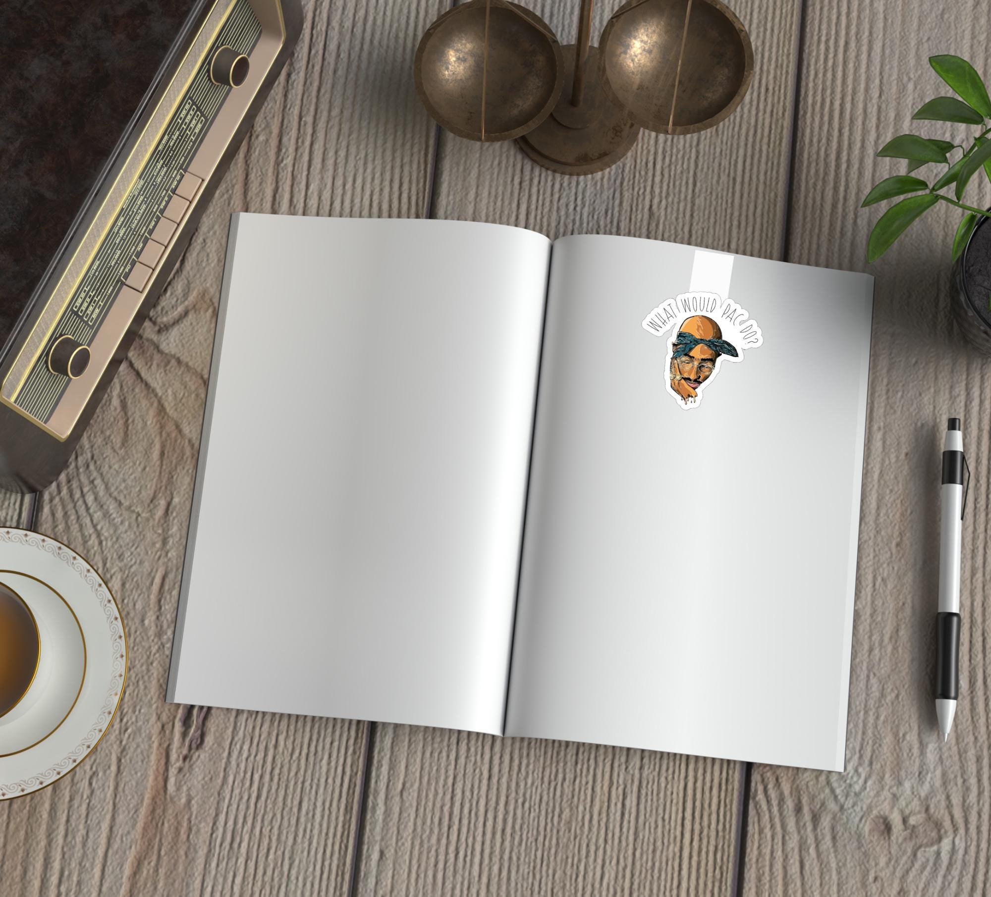 What Would Pac Do? Magnetic Bookmark -