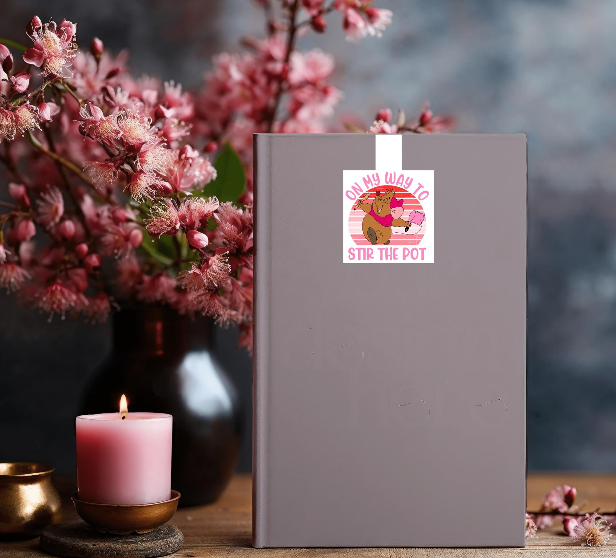 On My Way to Stir the Pot Magnetic Bookmark