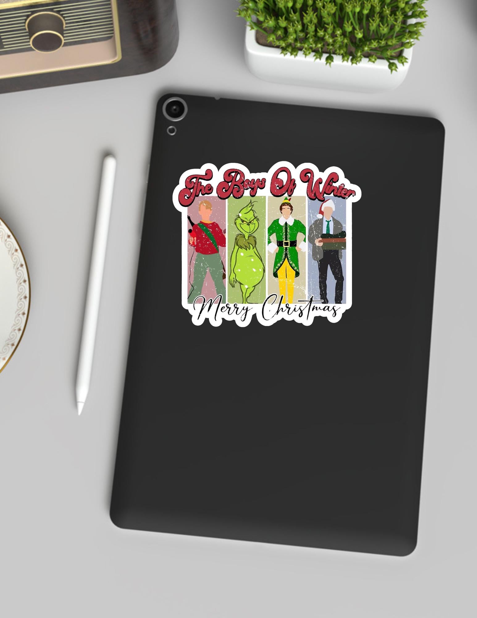 The Boys Of Winter Christmas Sticker