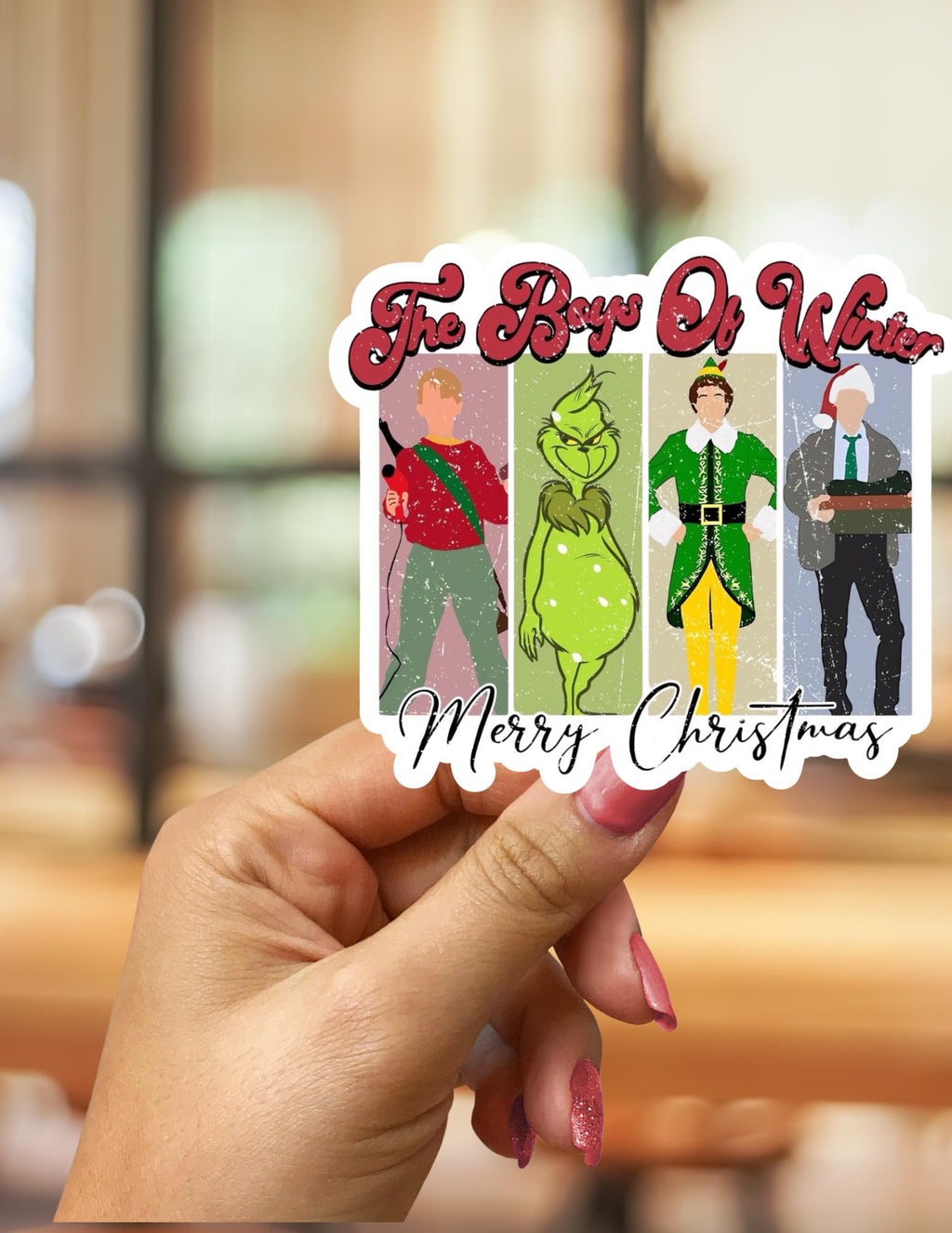 The Boys Of Winter Christmas Sticker