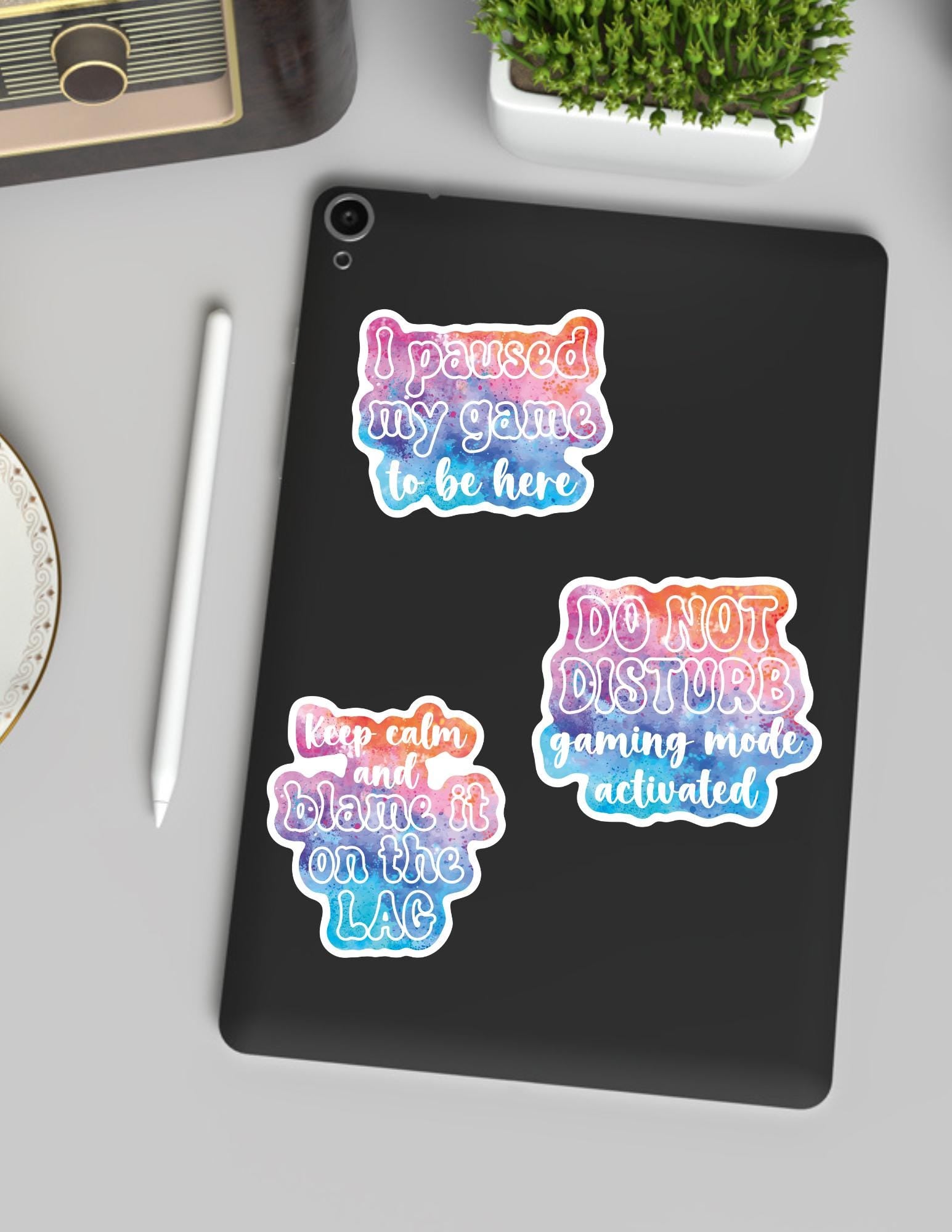Gaming Sticker 3pk