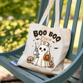 Boo Boo Crew Tote Bag - Cute Halloween Nurse Ghost Canvas Bag