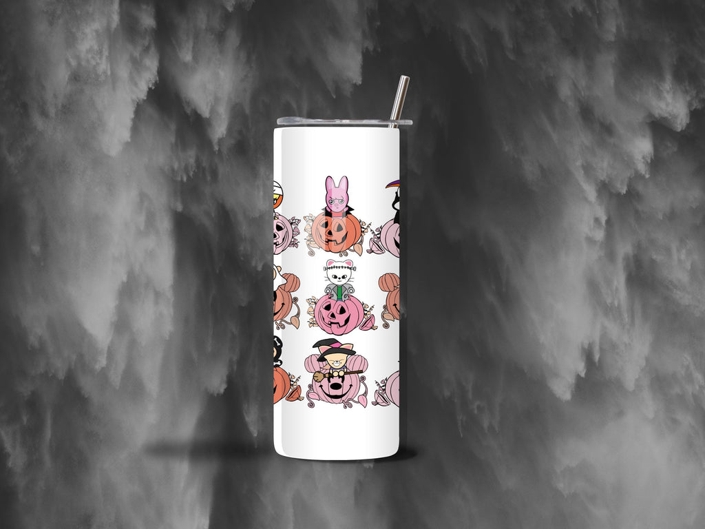 Stray Kids Halloween 20 oz Tumbler | Group Edition with Two Unique Designs