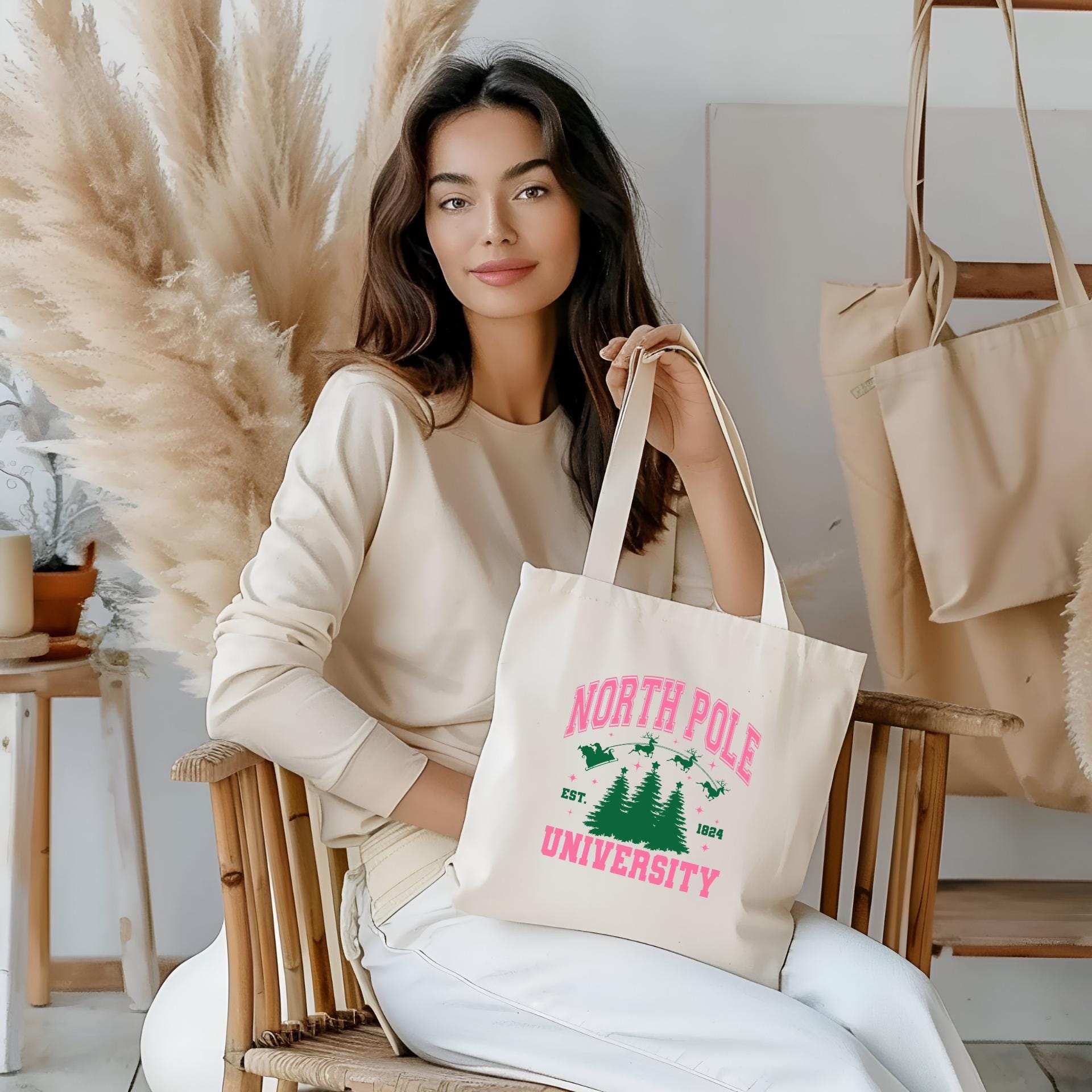 North Pole University Tote Bag