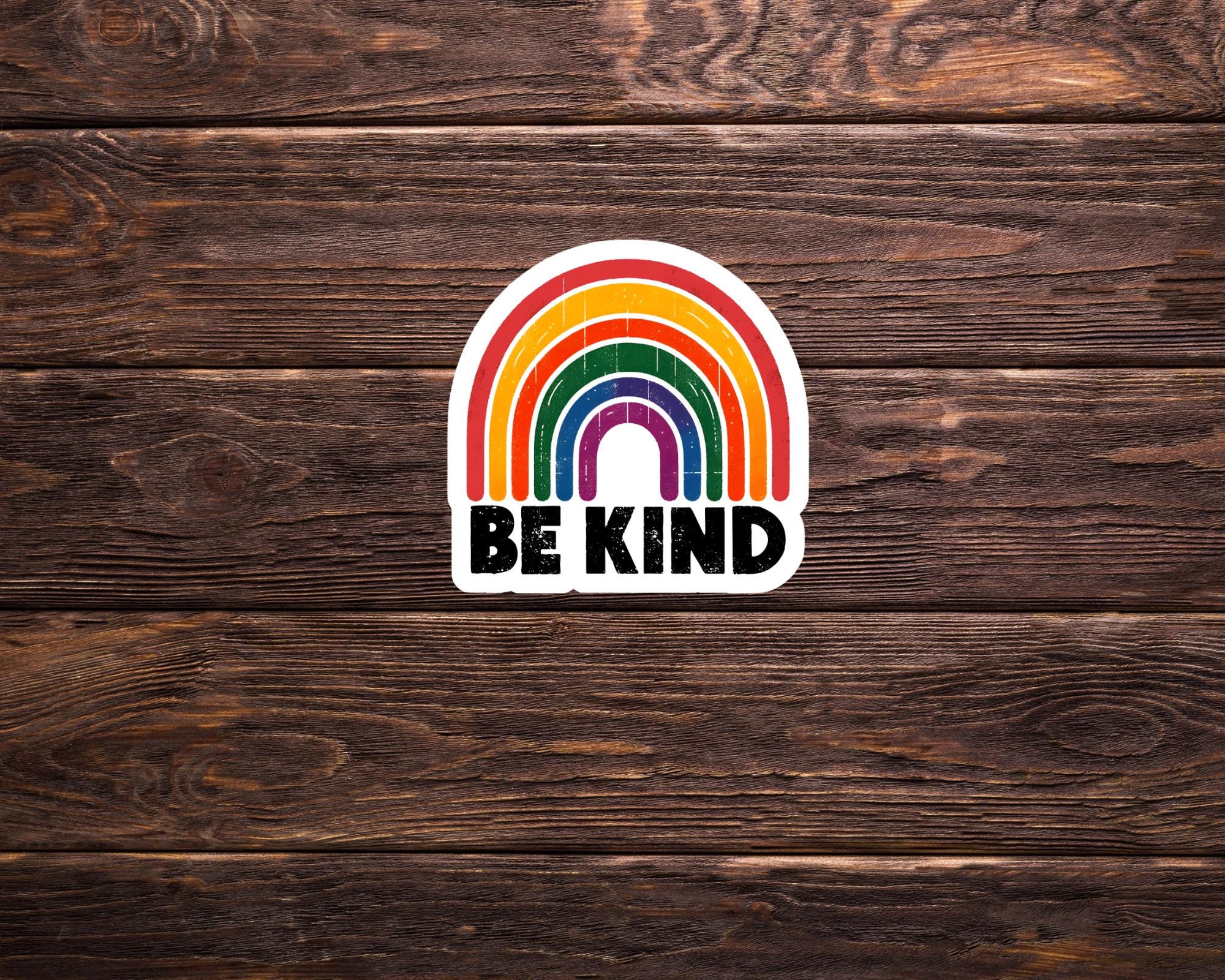 Be Kind Rainbow Sticker