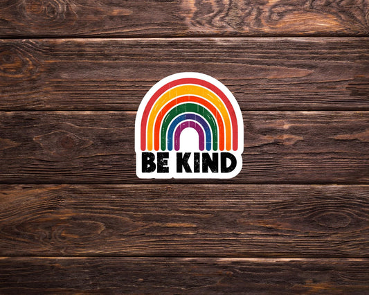 Be Kind Rainbow Sticker