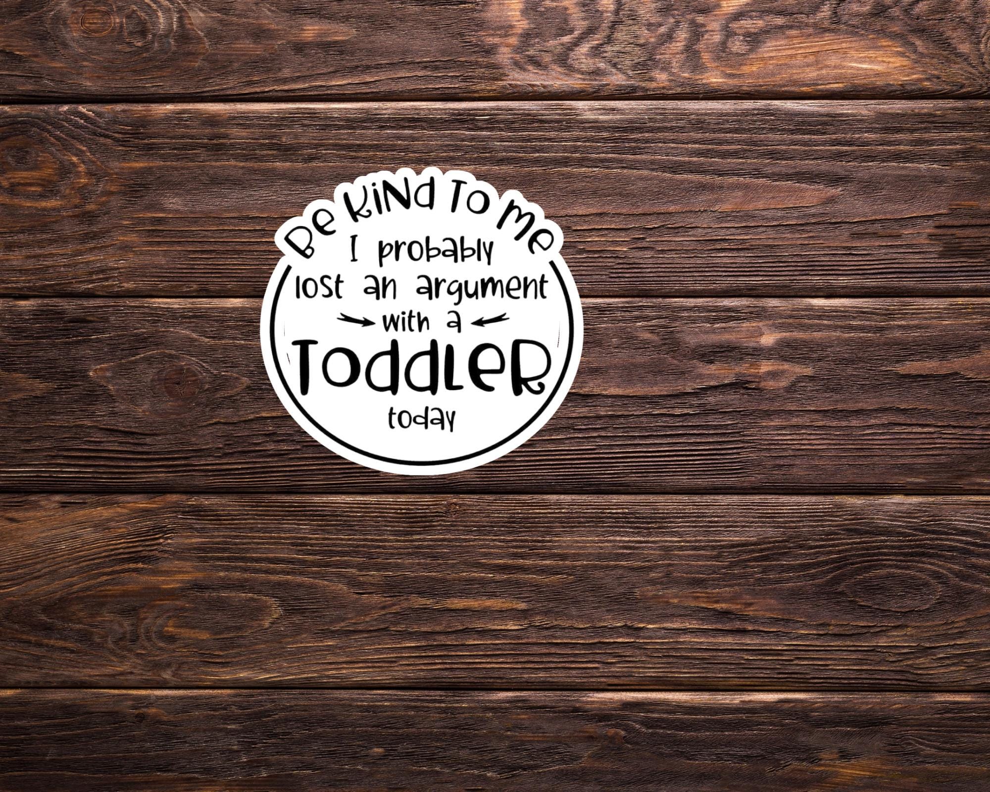 Toddler Argument Sticker