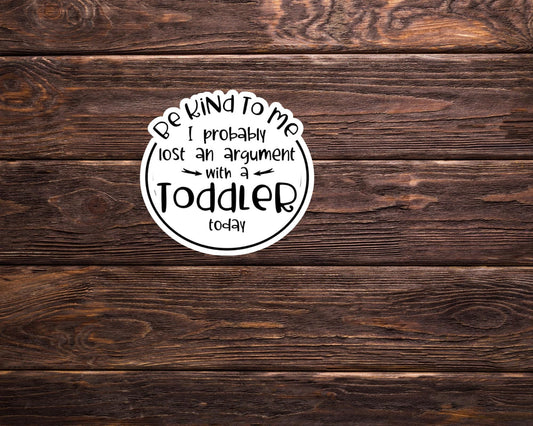Toddler Argument Sticker