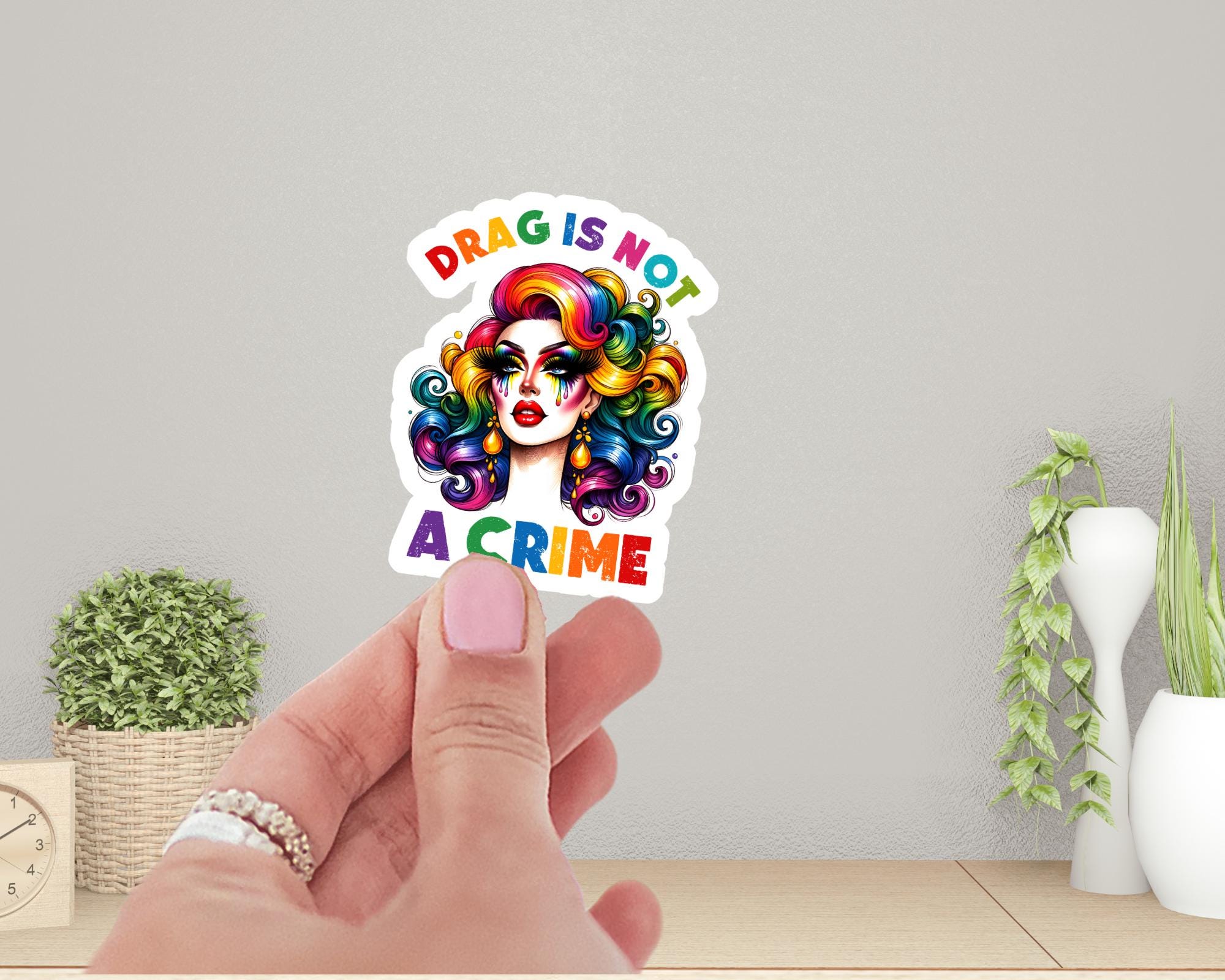 Drag Is Not a Crime Sticker
