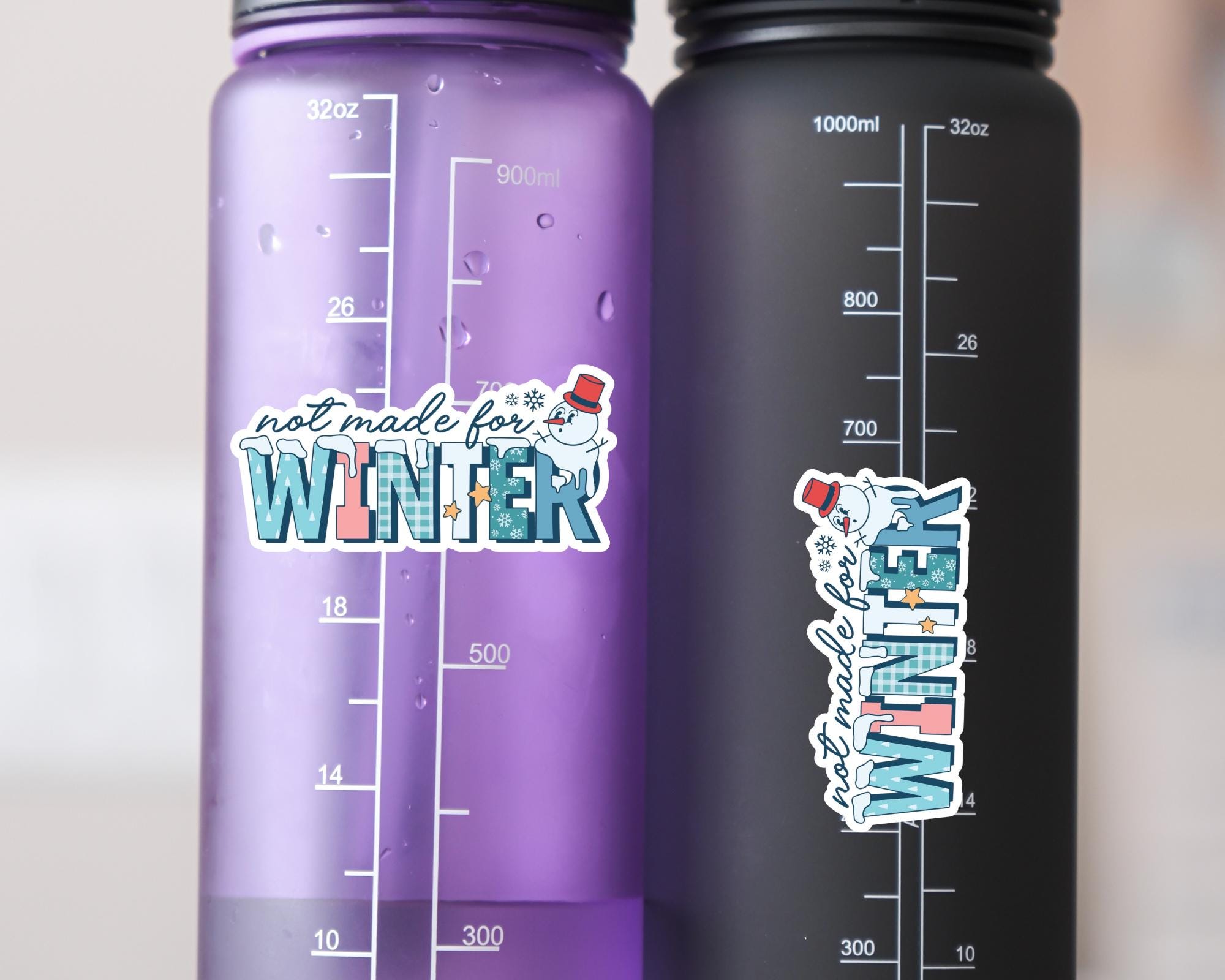 Not Made for Winter Sticker