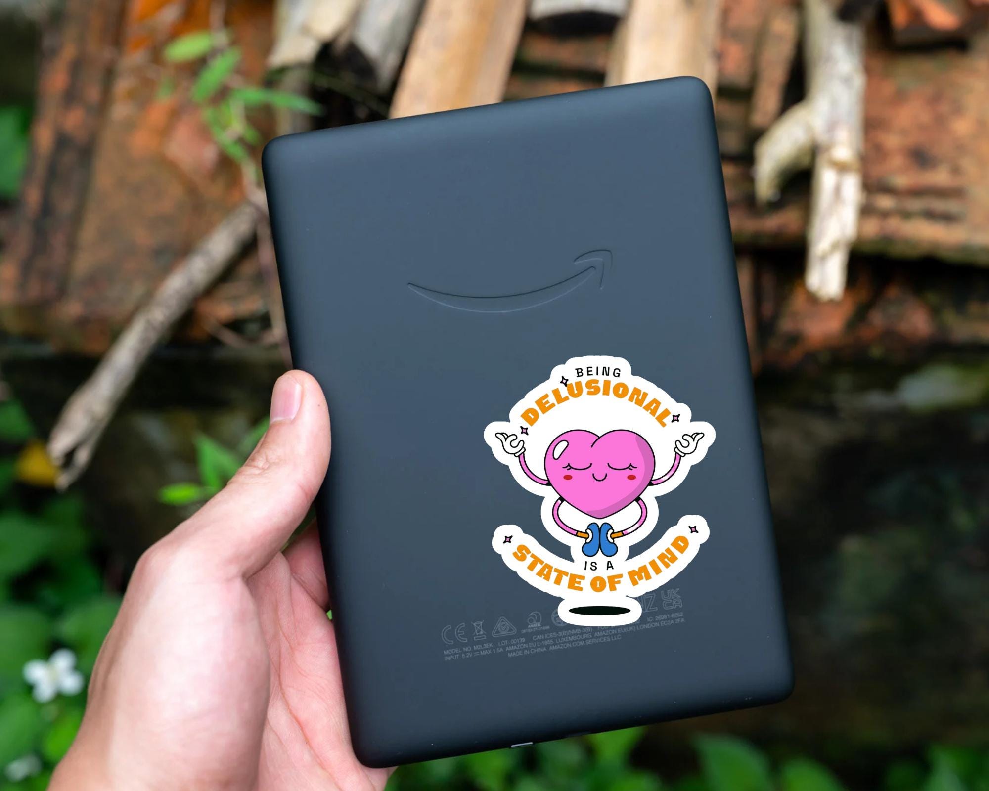 Being Delusional Is a State of Mind Sticker