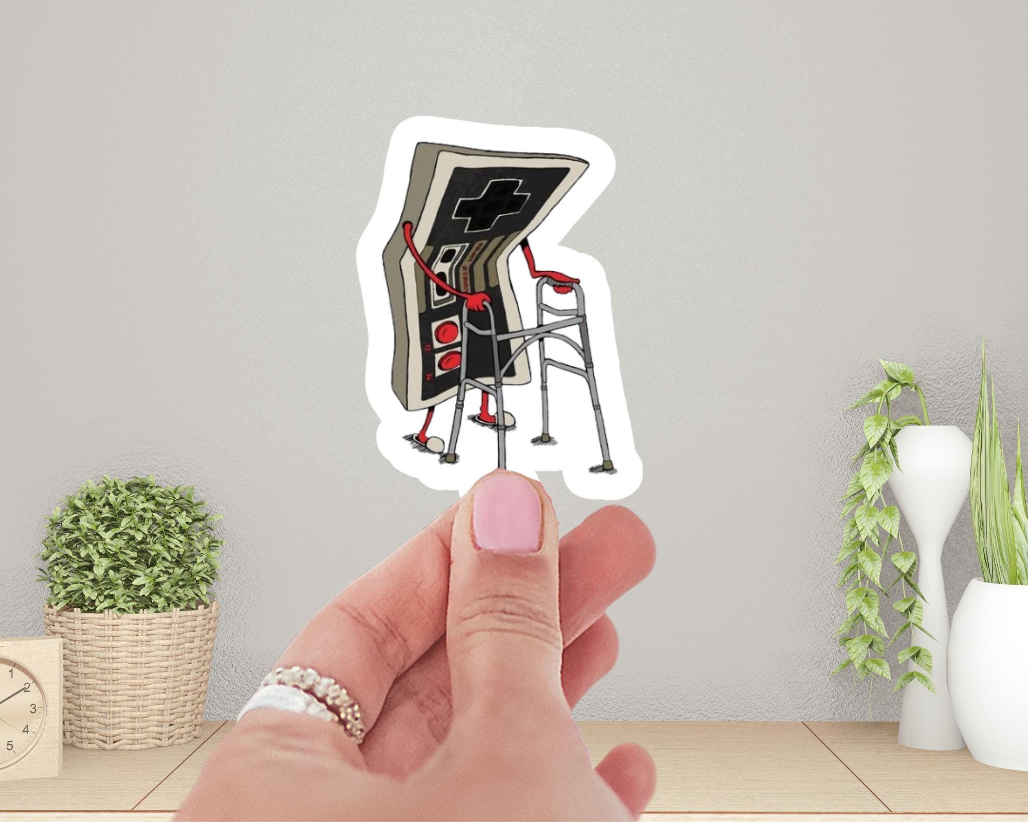 Retro Gamer Vinyl Sticker