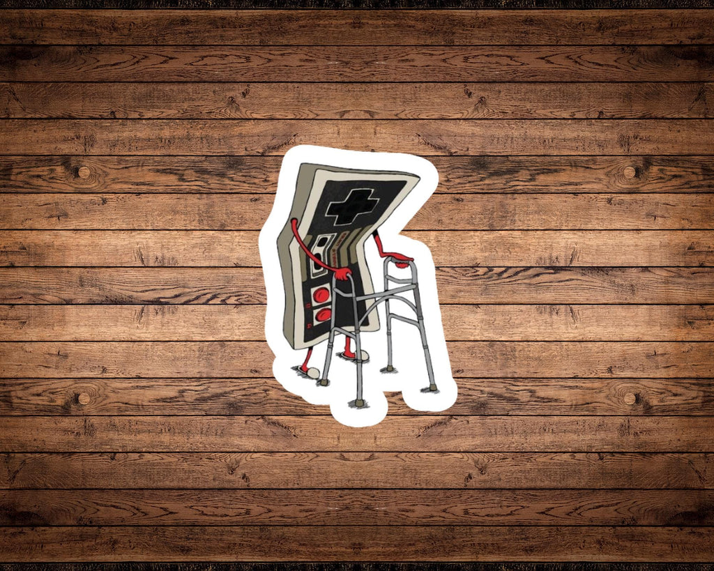 Retro Gamer Vinyl Sticker