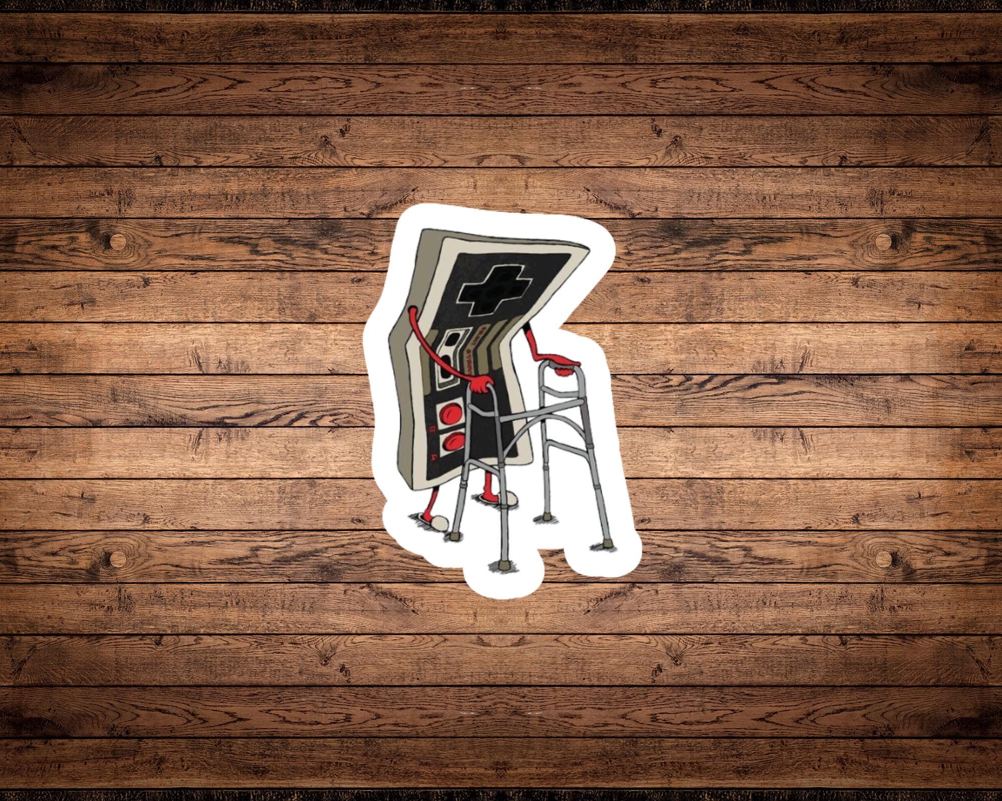Retro Gamer Vinyl Sticker