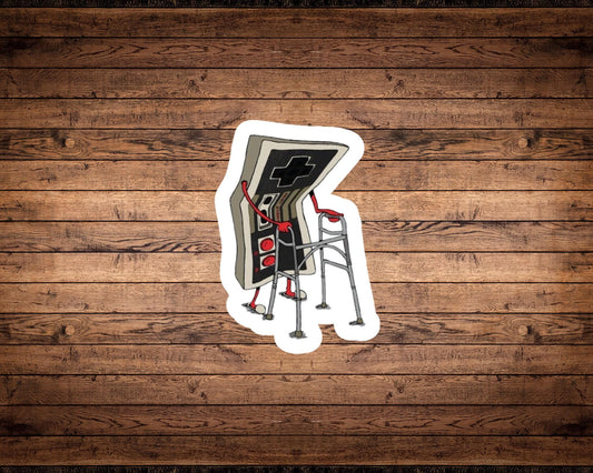 Retro Gamer Vinyl Sticker