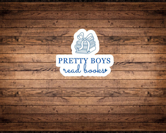 Pretty Boys Read Books Sticker