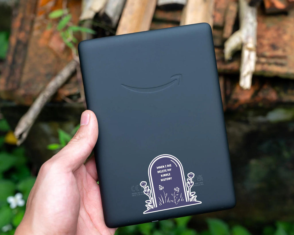 When I Die Delete My Kindle History Sticker