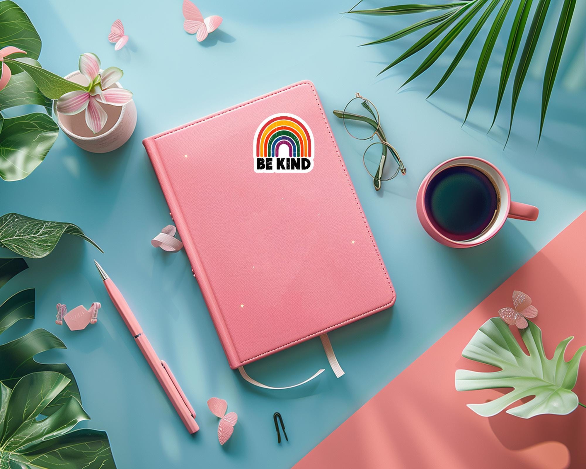Be Kind Rainbow Sticker