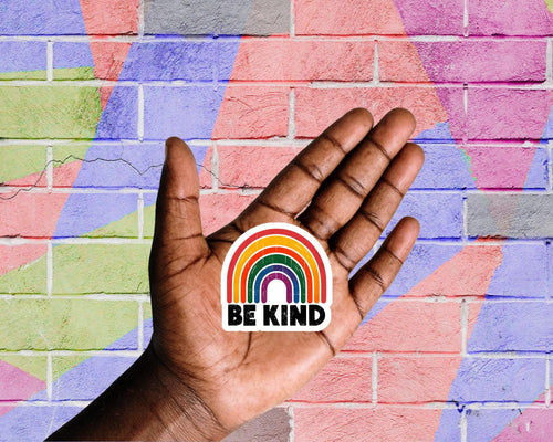 Be Kind Rainbow Sticker