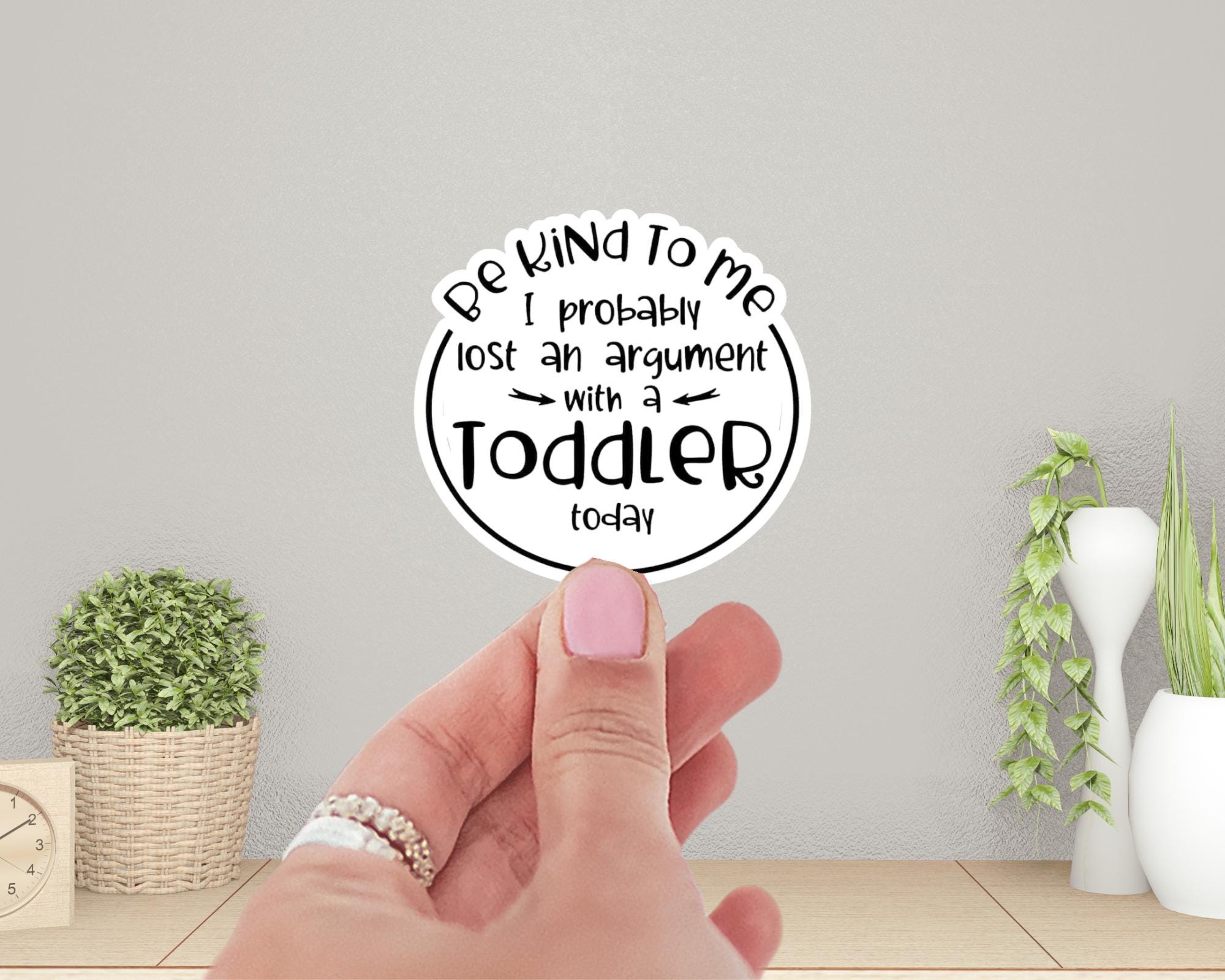 Toddler Argument Sticker