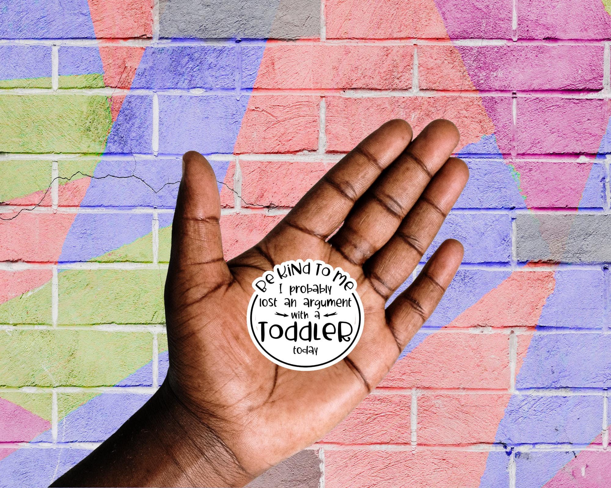 Toddler Argument Sticker
